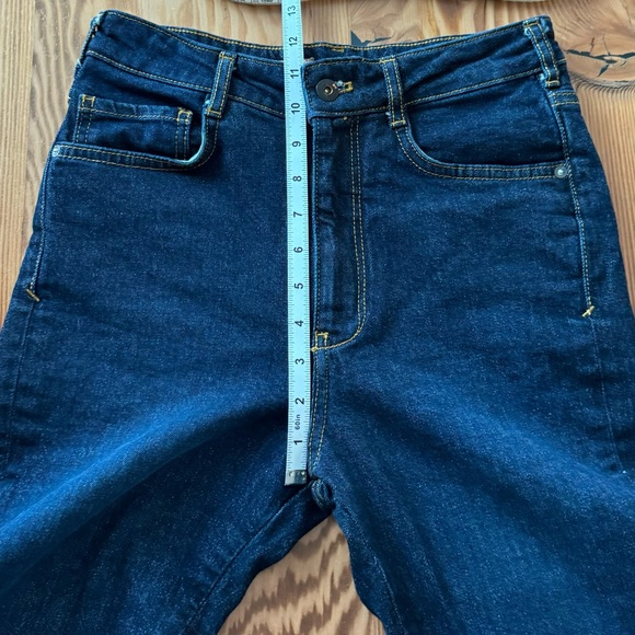 Anthropologie Pilcro Split Straight High Rise Jeans - Picture 14 of 15